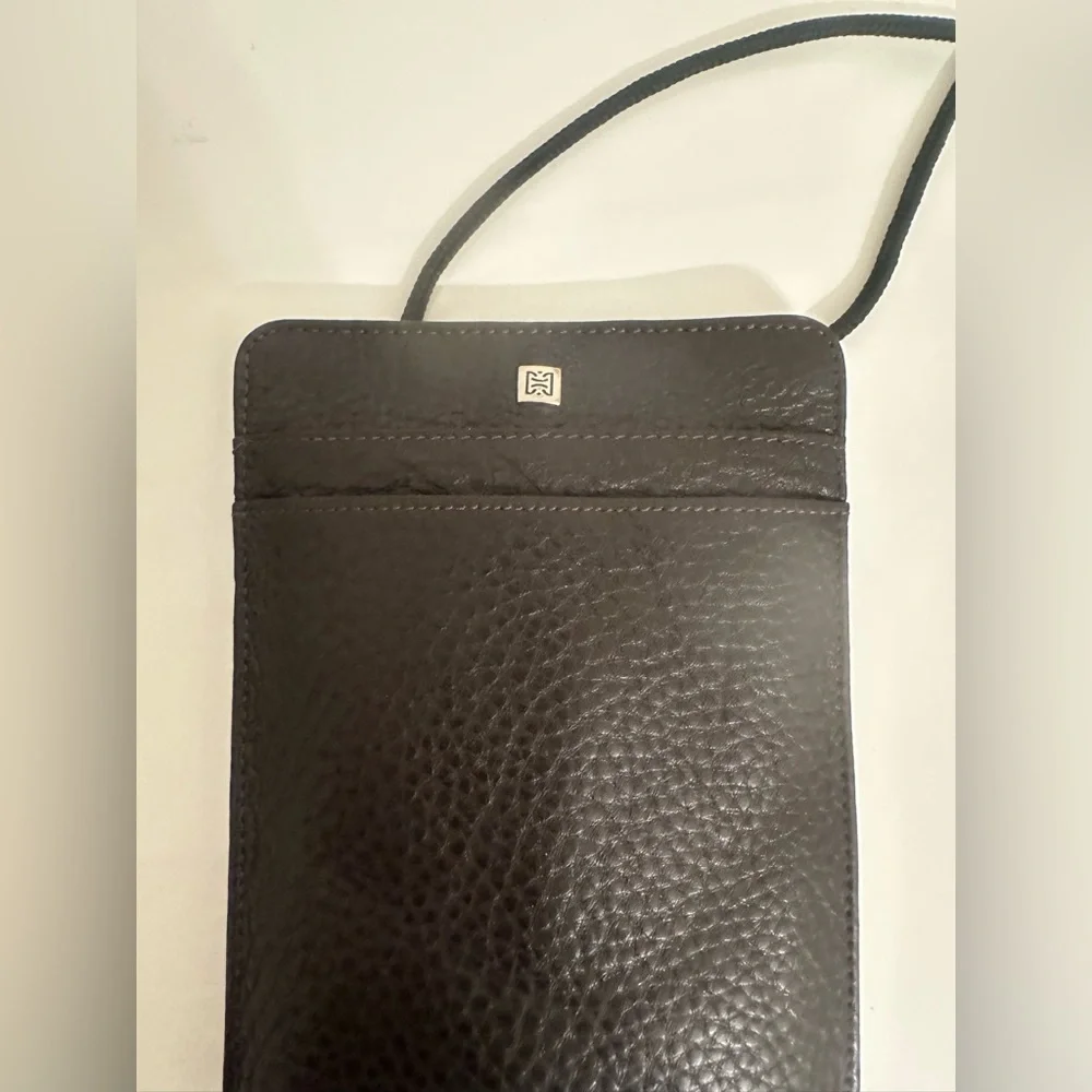 DORSA Leather Traveling Pouch for passport with wallet. Hand crafted. Brown